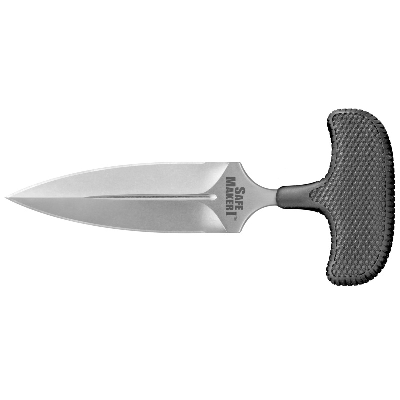 Cold Steel, Safe Maker I, Fixed Blade Knife, Aus8a Steel, Plain Edge, 4.5" Blade, Includes Secure-Ex Sheath