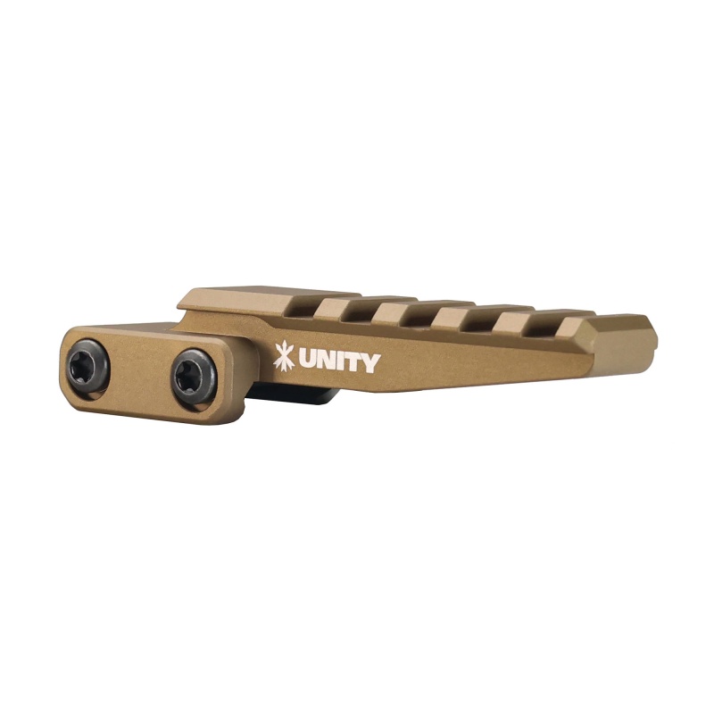 Unity Tactical, Fast Thermal Riser, Fits Picatinny, Anodized Finish, Flat Dark Earth