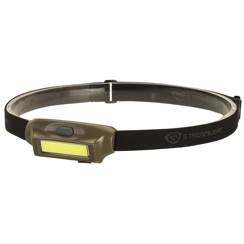 Streamlight, Bandit, Headlamp, 180 Lumens, White/Green Led, Coyote Brown Finish