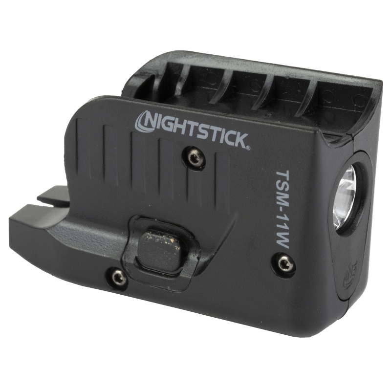 Nightstick, Tsm-11W, Subcompact Tactical Weapon-Mounted Light, Fits Glock 42/43/43X/48, 150 Lumens, Black, Rechargeable Battery