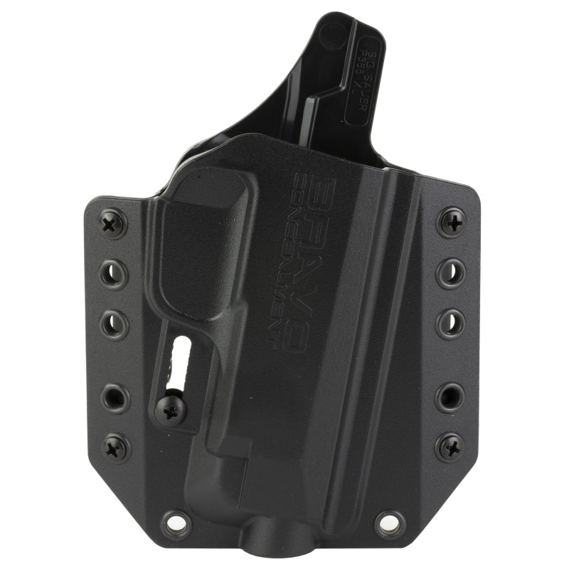 Bravo Concealment, Bca, Owb Concealment Holster, 1.5" Belt Loops, Fits Sig Sauer P365 Xl, Right Hand, Black, Polymer