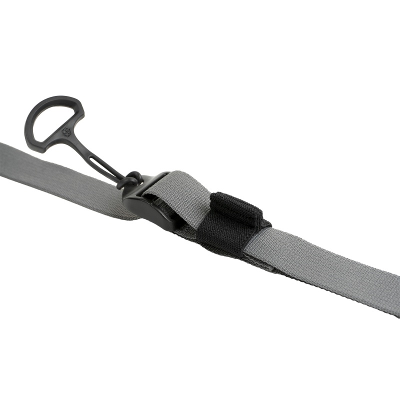 Edgar Sherman Design, Esd Sling, 2-Point Combat Sling, 1" Webbing, Polymer Hardware, Matte Finish, Wolf Gray