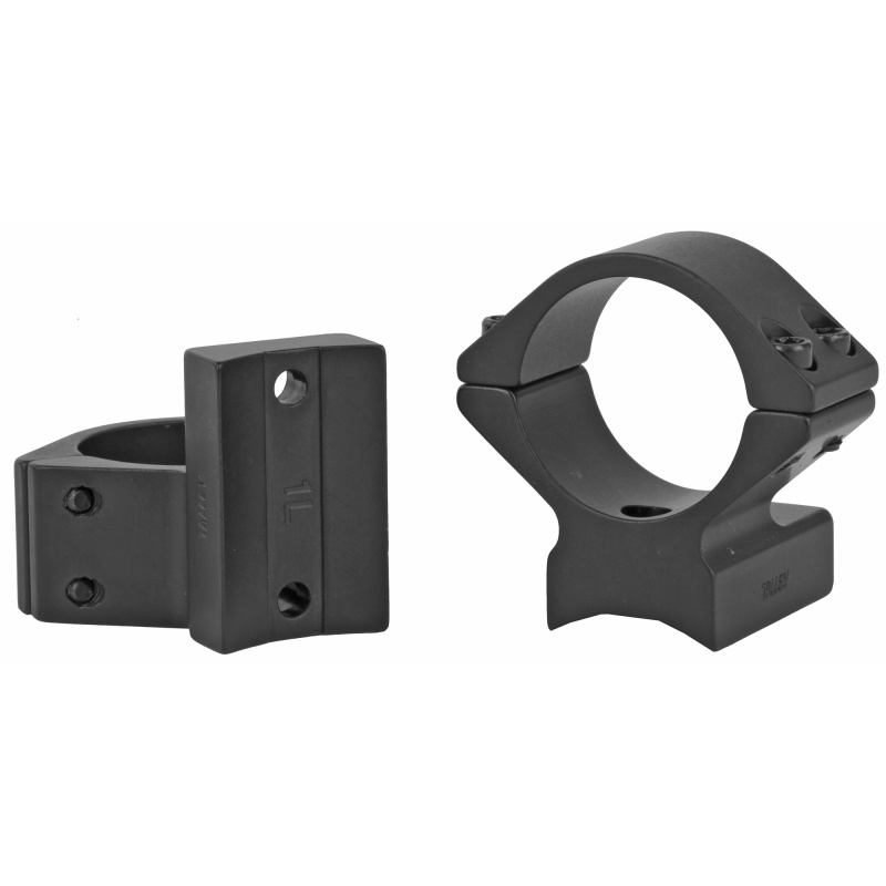 Talley Manufacturing, Light Weight Ring/Base Combo, 1" Low, Black Finish, Alloy, Fits Howa 1500, Weatherby Vanguard