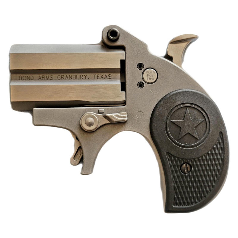 Bond Arms, Stubby, Derringer, Sub-Compact, 22 Lr, 2.2" Barrel, Fixed Sights, Stainless Steel, Silver, 2 Rounds