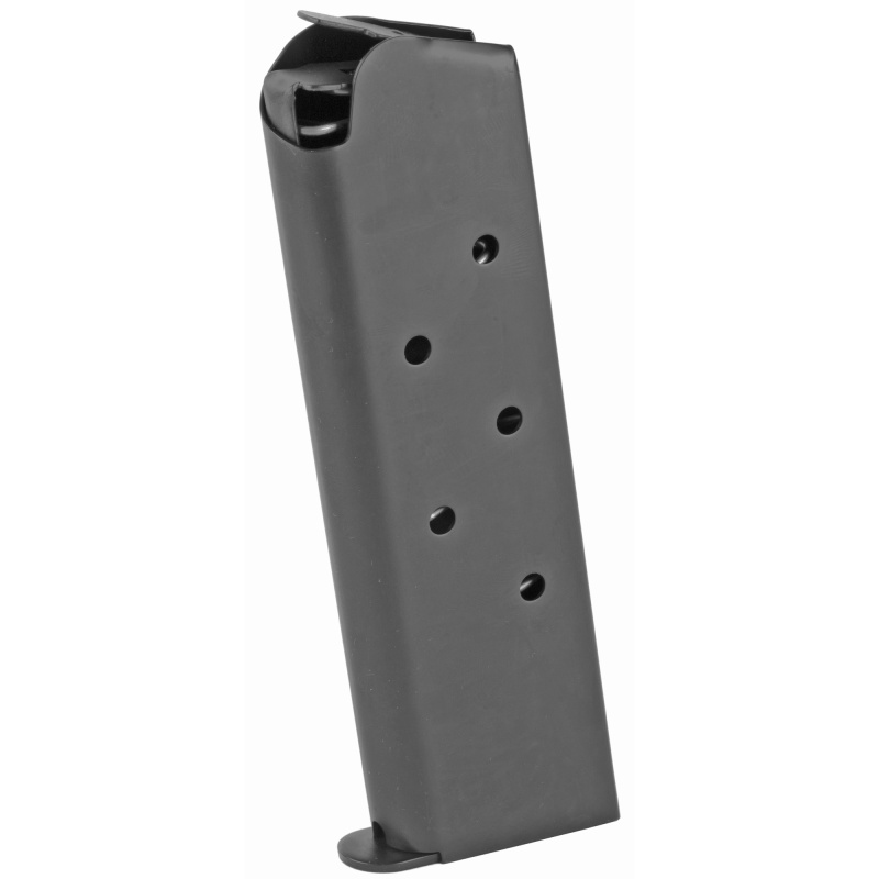 Ed Brown, Magazine, 45Acp, 7 Rounds, Fits 1911, Includes 1 Thick And 1 Thin Base Pad, Black Nitride Finish