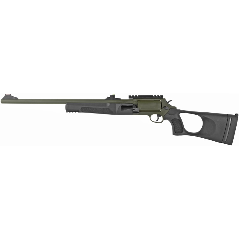 Rossi, Circuit Judge, Double Action/Single Action, 45 Colt/410 Bore, 3" Chamber, 18.5" Barrel, Green, Synthetic Stock, Adjustable Sights, 5 Rounds