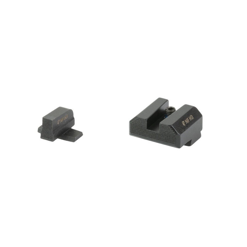 Night Fision, Optics Ready Stealth Series Sights, Black Front And Rear Sights, Fits Springfield Echelon, Nitride Finish, Black