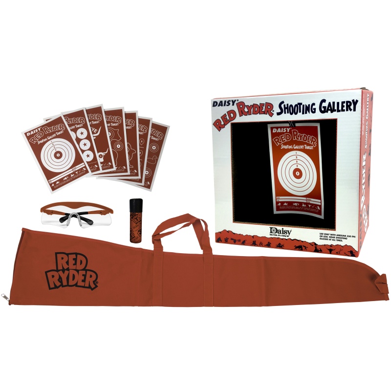 Daisy, Red Ryder Starter Kit, Bb, Includes Red Ryder Gun Sleeve, Shooting Glasses, 350 Bbs, Red Ryder Shooting Game, And Red Ryder Paper Targets