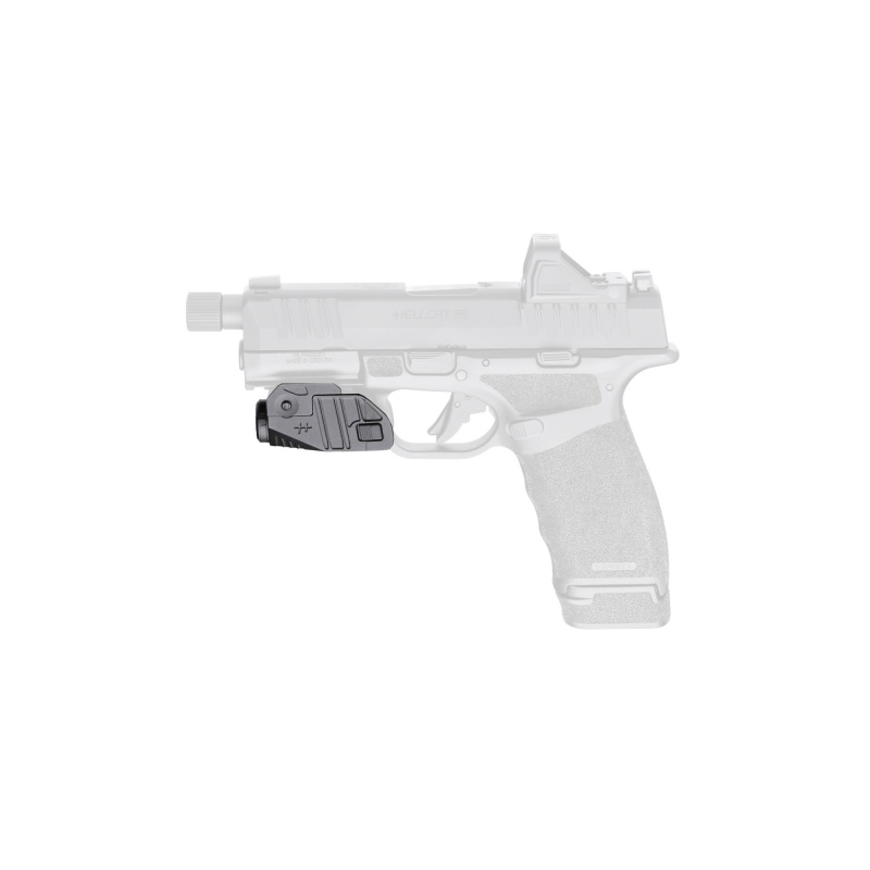 Viridian Weapon Technologies, Ctl Custom Tactical Light, Fits Springfield Hellcat And Hellcat Pro, Black, 525 Lumens, Rechargeable Battery, Instant-On