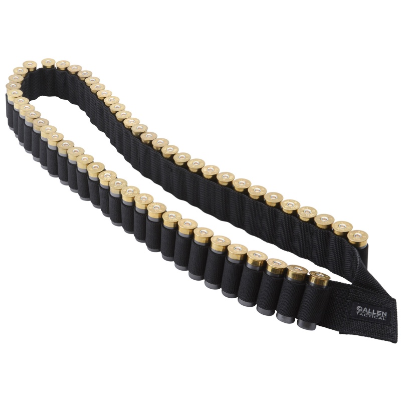 Allen Company, Shotshell Bandolier, Fits 12Ga Shotshells, Holds Up To 56 Shotgun Shells, Black Finish