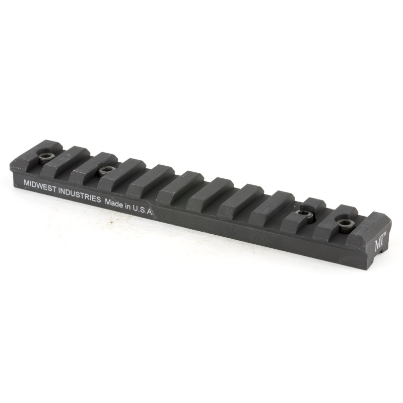 Midwest Industries, 1 Piece Base, Fits Ruger 10/22, Black