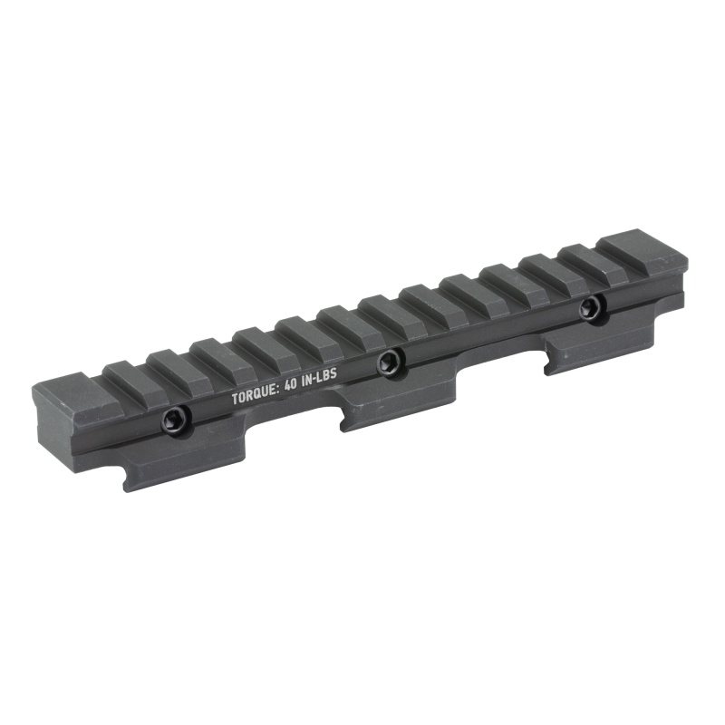 Bravo Company, A/T 525-13 Optic Riser, Fits Picatinny, 5.75" Long, 0.525" Height, Anodized Finish, Black