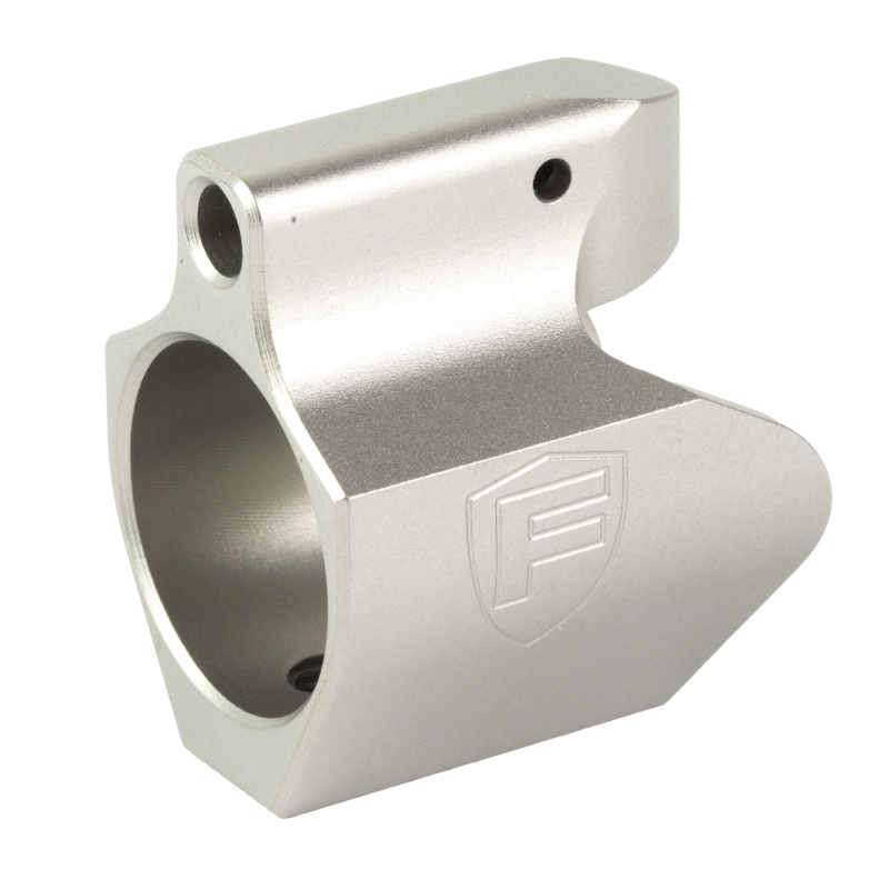 Fortis Manufacturing, Inc., Gas Block, Silver, Stainless, Fits .750 Barrels
