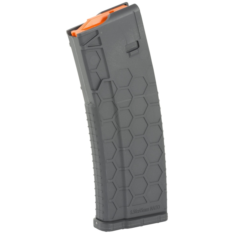 Hexmag, Magazine, Series 2, 223 Remington/5.56 Nato, 10 Round Capacity, 30 Round Body, Fits Ar Rifles, Polymer, Gray