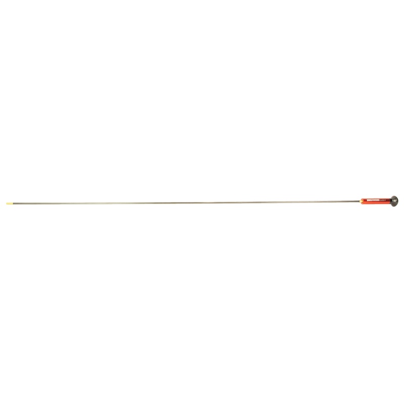 Birchwood Casey Premium Carbon One Piece Cleaning Rod, 56", for .338-.50 Caliber Bores, Black/Red