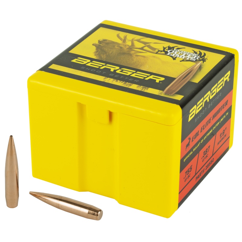 Berger Bullets, Vld Hunting, .284 Diameter, 7Mm, 195 Grain, Hollow ...