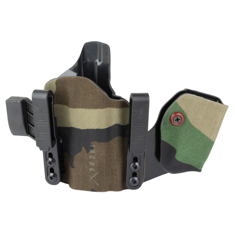 Safariland, Incog-X, Joint Collaboration With Haley Strategic, Inside The Waistband Holster, Fits Sig P365/X/Xl, Integrated Magazine Caddy, Microfiber Suede Wrapped Boltaron Construction, Woodland Camo, Right Hand