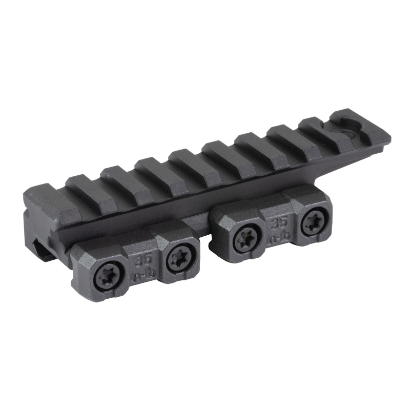 Midwest Industries, Mk2, Mount, Fits 1913 Picatinny Rail Riser, 9 Slot, Anodized Finish, Black