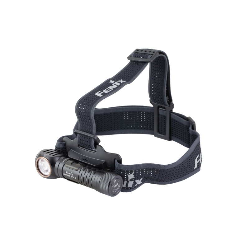 Fenix, Hm61r V3, Headlamp, White Led, 1,800 Lumens, Matte Finish, Black, Includes Headband And Rechargeable Arb-L18-4000 Battery