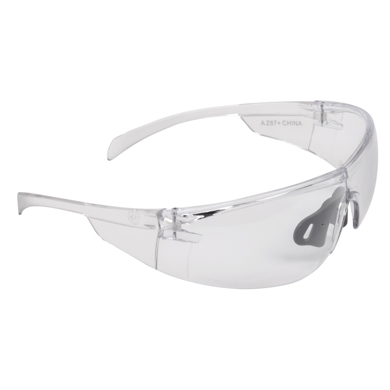 Allen Company, Ultrx Protector Safety Glasses, Anti-Fog/Anti-Scratch, Clear Frame, Clear Lens
