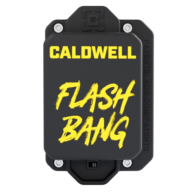 Caldwell, Hit Indicator, Led Target Light, Hook And Loop Attachment, Black With Green Led