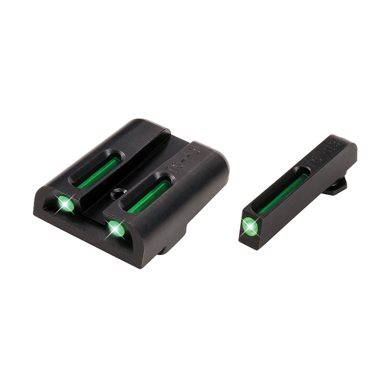 Truglo, Brite-Site Tritium/Fiber Optic Sight, Fits High Glock 20/21/29/30/31/32, Green
