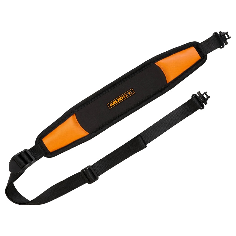 Muddy, Trail Blazer Lightweight Sling, Adjustable Length, Black And Orange, Includes Qd Swivels