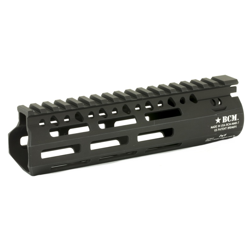 Bravo Company, 7" Mlok Compatible Modular Rail (Mcmr), For Ar Rifles, Black