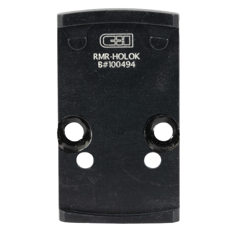 C&H Precision, V4, Optic Mounting Plate, For Converting Trijicon Rmr Footprint To Holosun 407K/507K, Anodized Finish, Black