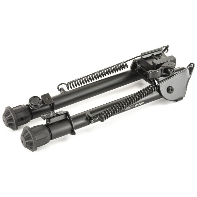 Leapers, Inc. - Utg, Tactical Op Bipod, Fits Picatinny Or Weaver Rail, 8" - 12.4", With Qd Lever Mount, Black