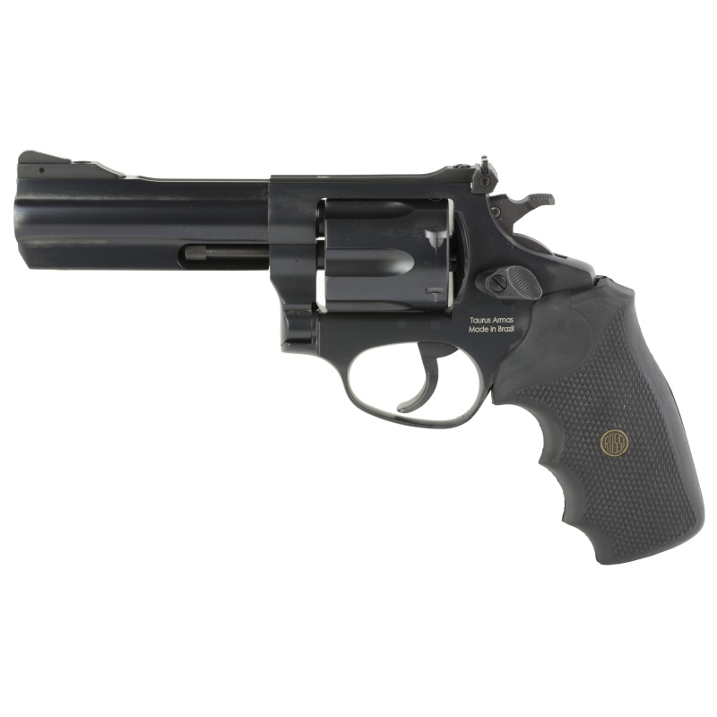 Rossi, Rm64, Double Action/Single Action, Steel Framed Revolver, 357 Magnum, 4" Barrel, Blued Finish, Black, Rubber Grips, Adjustable Sights, 6 Rounds