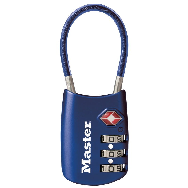 Masterlock, One Flexible Combination Shackle Lock, Blue