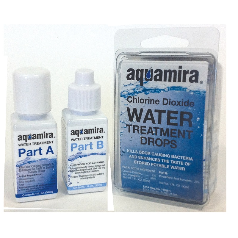 Aquamira Water Treatment Drops, 1 oz Bottles