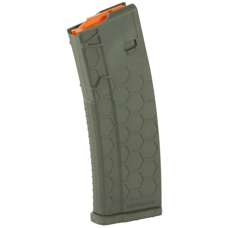 Hexmag, Magazine, Series 2, 223 Remington/5.56 Nato, 30 Rounds, Fits Ar Rifles, Polymer, Olive Drab Green
