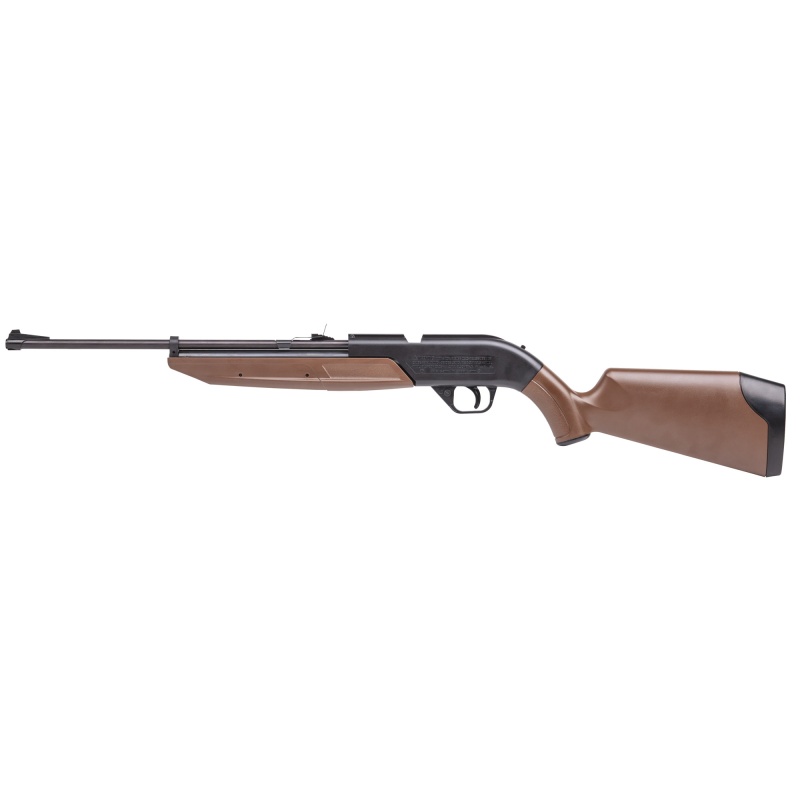 Crosman, Model 760 Pumpmaster Redesigned, .177 Bb, 17", Polymer Stock, Pump Action, Large 1,000 Bb Reservoir, Easy-Access Loading Port, 18 Round Magazine, Adjustable Rear Sight, 645 Feet Per Second, Brown Finish