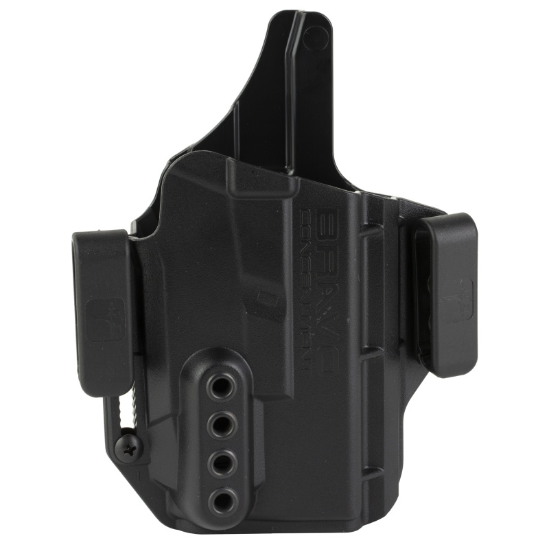 Bravo Concealment, Torsion, Iwb Concealment Holster, Waistband Clips, Fits Glock 19/19X/23/32/45 W/Streamlight Tlr-7, Right Hand, Black, Polymer, Does Not Fit Glock Gen 5 40Sw