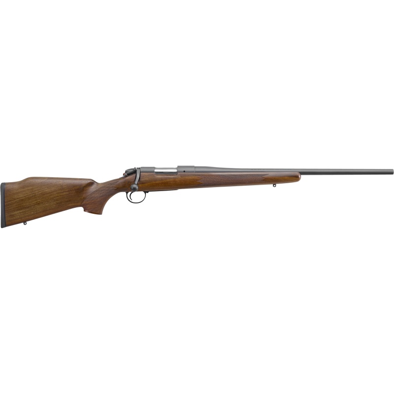 Bergara, B-14 Series, Timber, Bolt Action Rifle, 6.5 Creedmoor, 22" Barrel, Cerakote Finish, Graphite Black, Monte Carlo Walnut Stock, Hinged Floor Plate, 4 Rounds, Left Hand