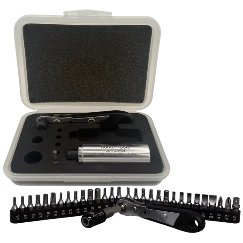 Borka, Screwdriver Bits Kit, Silver, Includes Heavy-Duty Transport Container