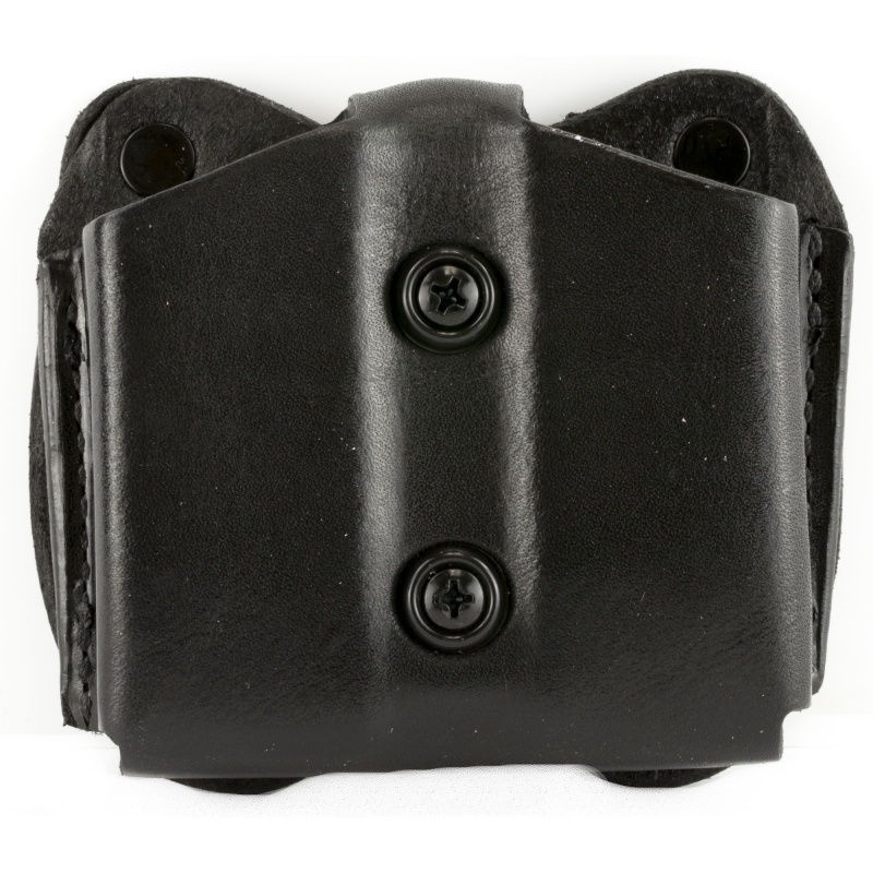 Desantis Gunhide, Double Magazine Pouch, Fits 9Mm, Ambidextrous, Black