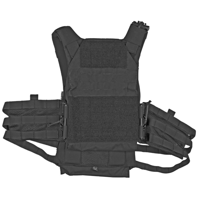 Grey Ghost Gear, Smc Plate Carrier, Body Armor Carrier, Laminate Nylon, Designed To Carry A Pair Of 10" X 12" Hard Plates Or Most Large Sapi Plates, This Carrier Is "One Size Fits All" Thanks To It's Adjustable Shoulder Straps And Cummerbund, 1.5 Lbs Without Plates, Black