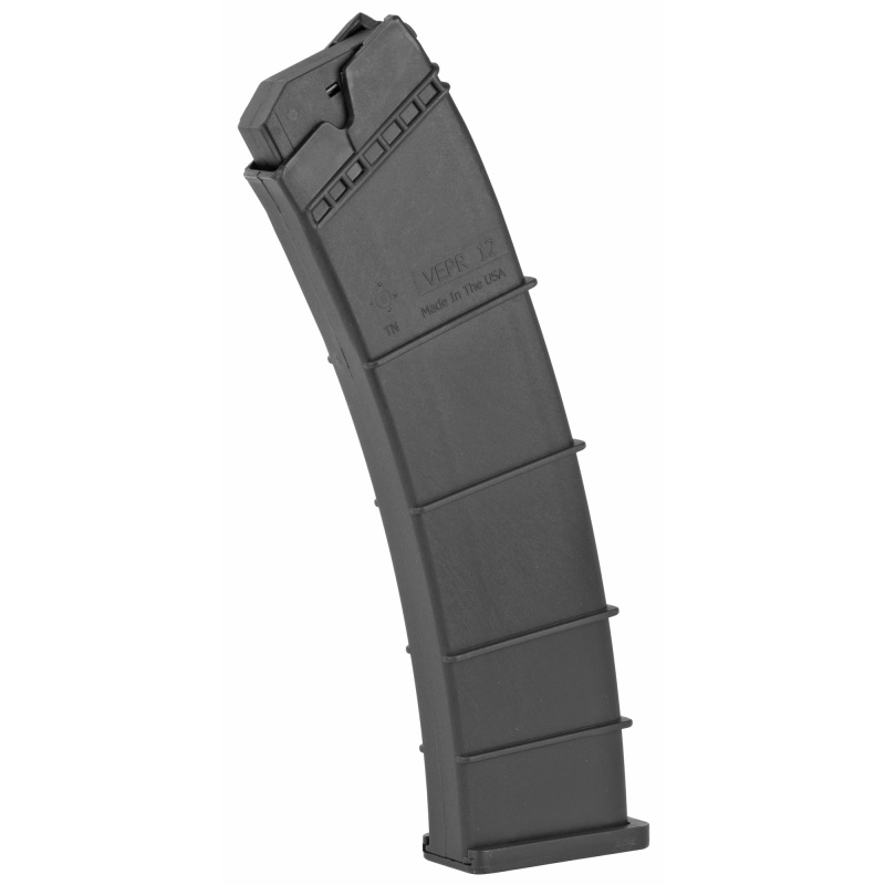 Sgm Tactical, Vepr Shotgun Magazine, 12Ga, 12 Rounds, Fits Vepr 12 Gauge, Black