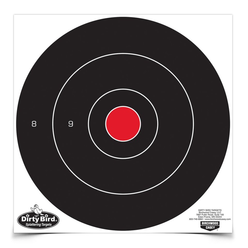 Birchwood Casey, Dirty Bird Target, Bullseye, 12", 12 Targets