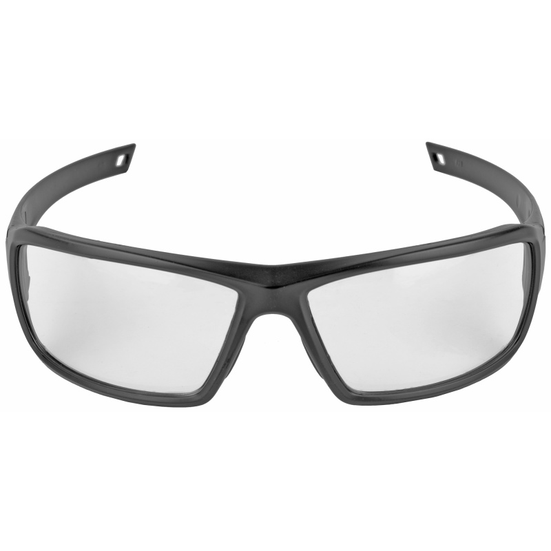 Walker's, Ikon, Forge Full Frame Shooting Glasses, Black Frame, Clear Lens