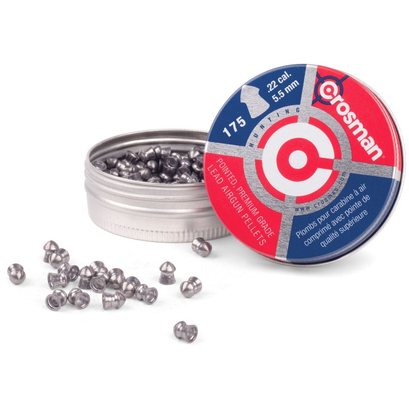 Crosman, Pointed .22 Pellet, 175 Per Tin