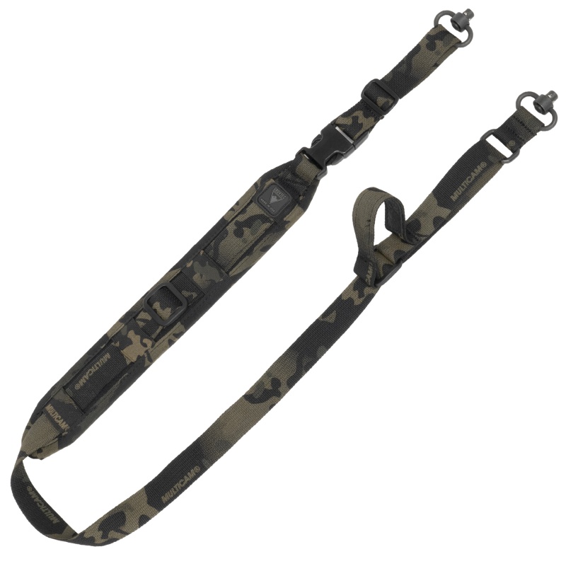 Grovtec, Qs 2Pt Sentinel Sling, Push Button Swivels, Multicam Black