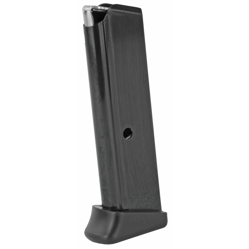 Mecgar, Magazine, 380 Acp, 7 Rounds, Fits Walther Ppk/S Finger Rest, Blued Finish