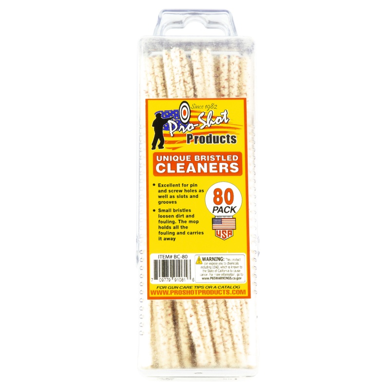 Pro-Shot Products, Bristled Cleaner, Brush, 80 Count