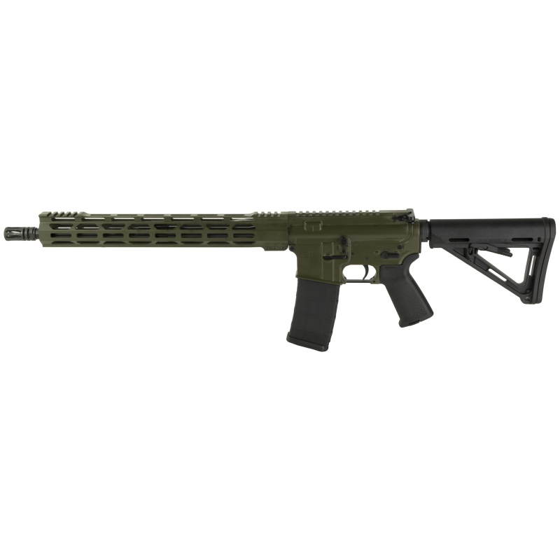 Diamondback Firearms, Db15, Semi-Automatic Rifle, Ar, 223 Remington/5.56 Nato, 16" Barrel, Mil Spec Olive Drab Green, 6 Position Stock, 15" Mlok Handguard, 30 Round, 1 Magazine