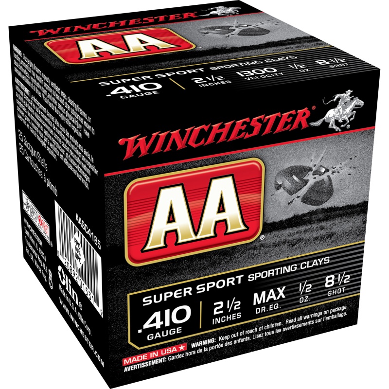 Winchester AA SuperSport Sporting Clay .410 Bore Shotshells