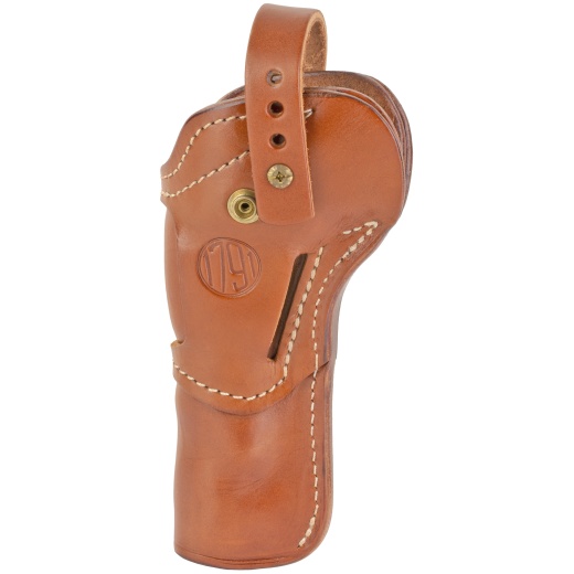 1791 Gunleather, Single Action, Ambidextrous Holster, 5.5" Barrel, Fits Single Action Revolvers, Leather, Classic Brown